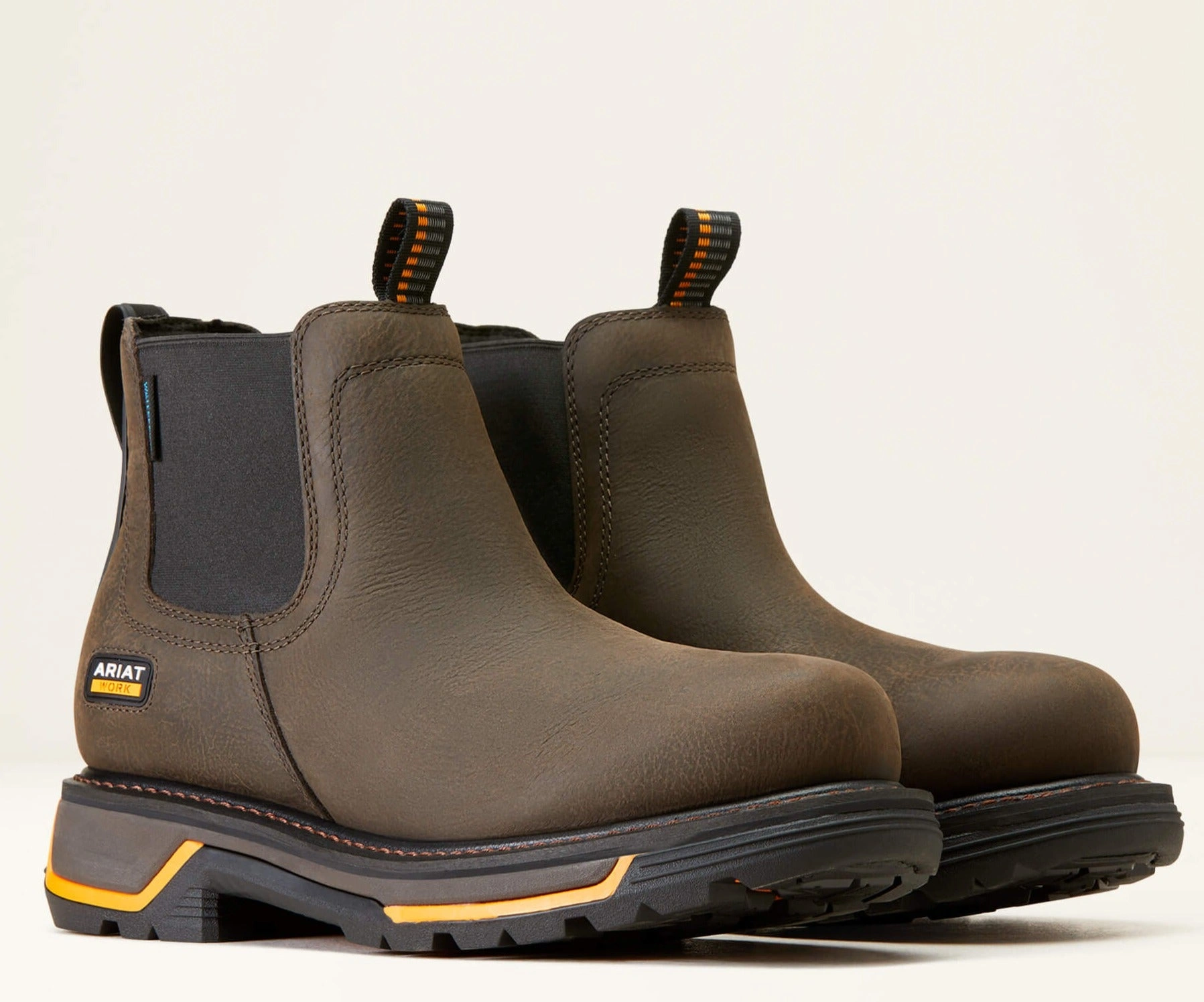 Botas Ariat Big Rig Chelsea Café: Resistencia y confort para el trabajo duro.